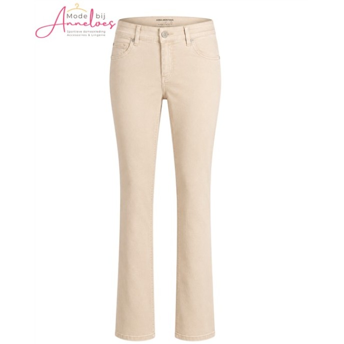 Anna Montana 1968 Angelika Slim fit Super Stretch - Zand Anna Montana 1968 Angelika Slim fit Super Stretch - Zand
